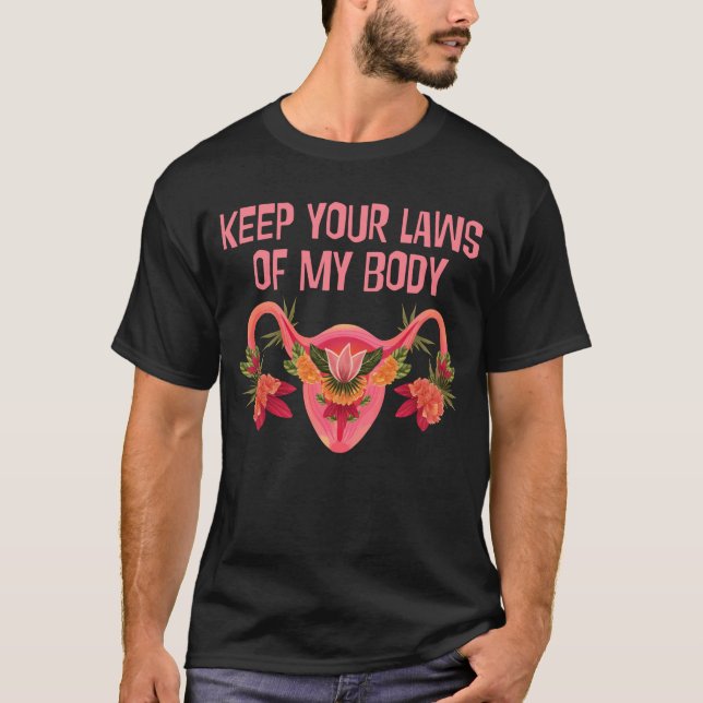 T-shirt Pro Choice Abortion Combat Pour Les Droits Des Fem (Devant)