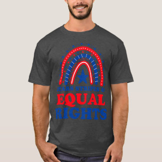 T-shirt Pro Choice Boho Rainbow Feminist Stars Étoiles Equ
