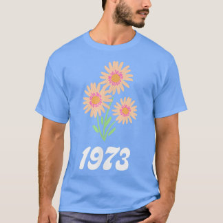 T-shirt Pro Choice Fleur sauvage Floral 1973 Feminisme Fem