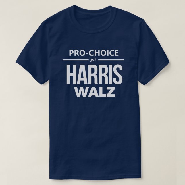 T-shirt Pro-Choice pour Harris Walz (Design devant)