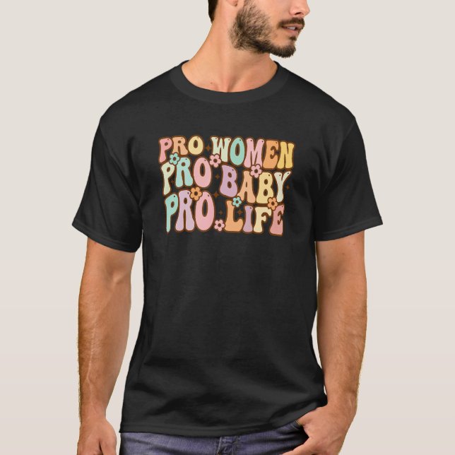 T-shirt Pro Femmes Pro Baby Anti-avortement Rétro Super an (Devant)