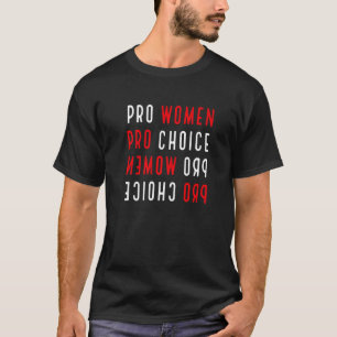 T-shirt Pro Femmes Pro Choix Féministe Non Uterus Pas d'op