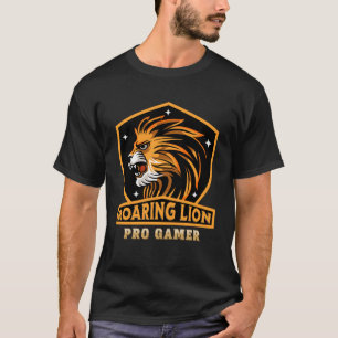 T-shirt Pro Gamer Lion Jeux Vidéo Jeux Gamer Pu