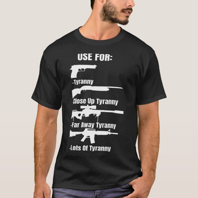 T-shirt Pro Gun 2ème Amendement Gun Lover passionné Patrio (Devant)