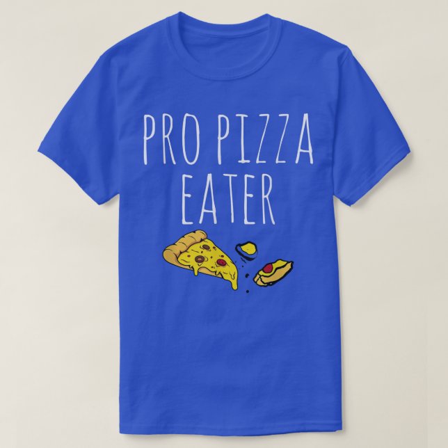 T-shirt Pro Pizza Eater 4788 (Design devant)