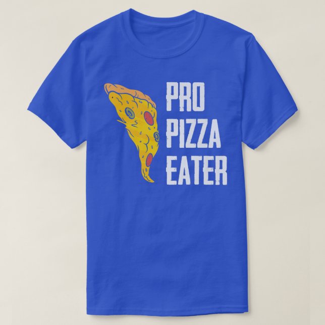 T-shirt Pro Pizza Eater Premium4786 (Design devant)