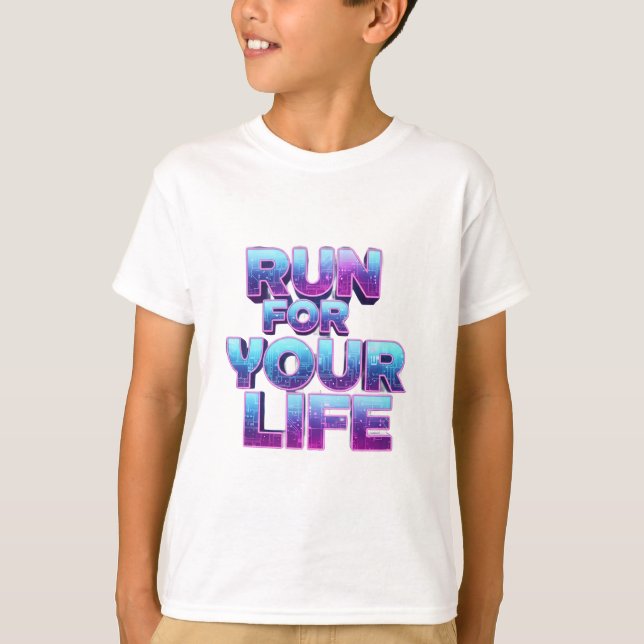 T-shirt Pro Running Motivation (Devant)