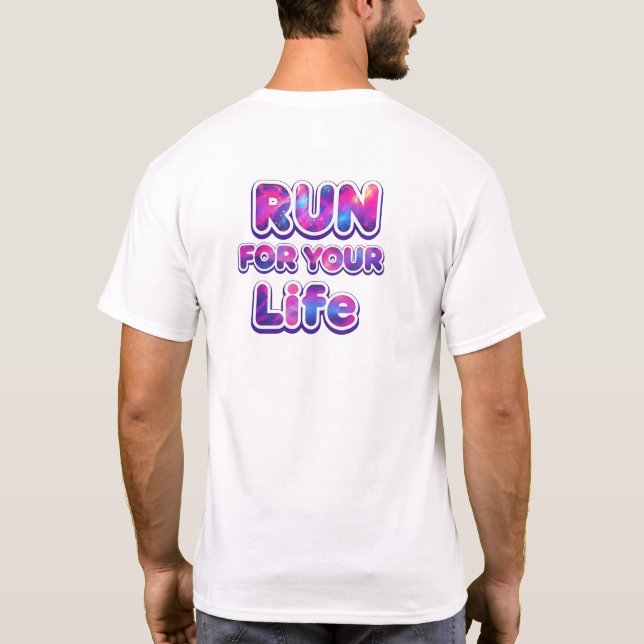 T-shirt Pro Running Motivation (Dos)