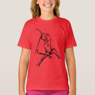 T-shirt Pro Scooter Free Rider Traces