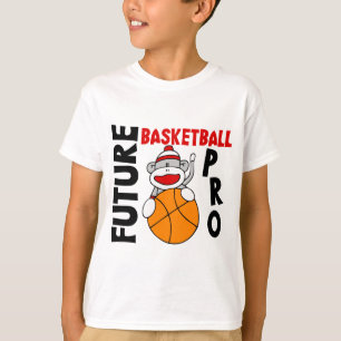 T-shirt Pro singe de chaussette de futur basket-ball