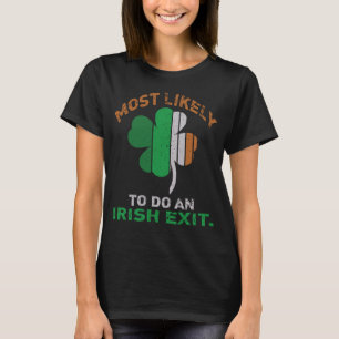 T-shirt Probable De Faire Une Sortie Irlandaise St Patrick
