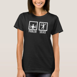 T-shirt Problem Solved Badminton Player Badminton Sports S