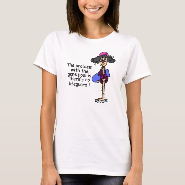 T-shirt Problème avec le pool de gènes (Devant)