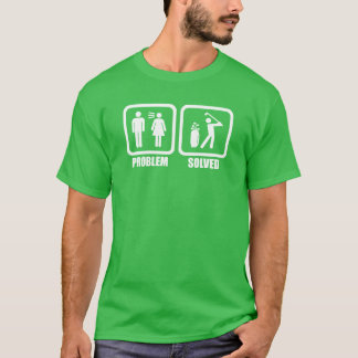 T-shirt Problème de golf résolu