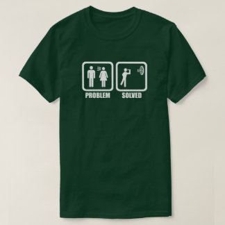 T-shirt Problème drôle de dards résolu