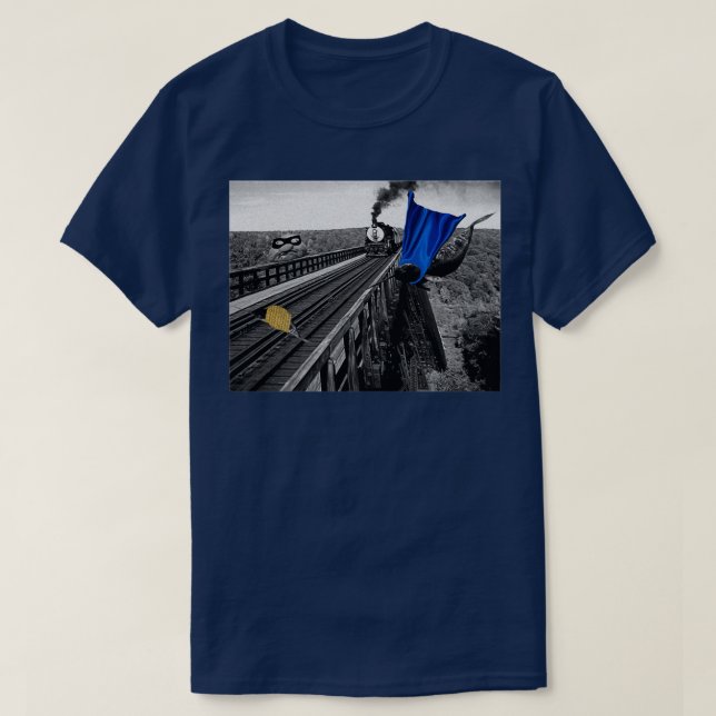 T-shirt Problème ferroviaire (Design devant)