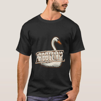T-shirt Problèmes de citation ironique du cygne en colère 