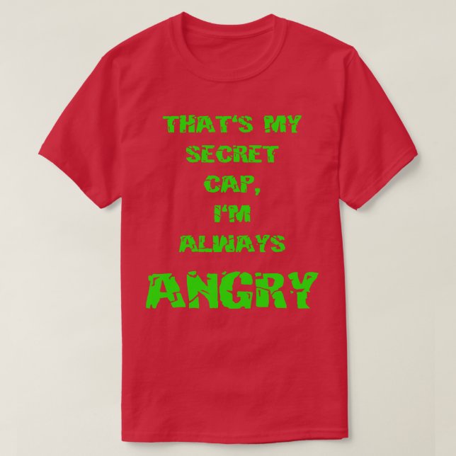 T-shirt Problèmes de colère (Design devant)