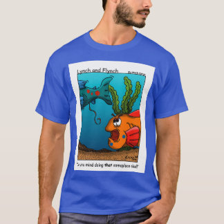 T-shirt Problèmes de Lynch et Flynch dans un aquarium