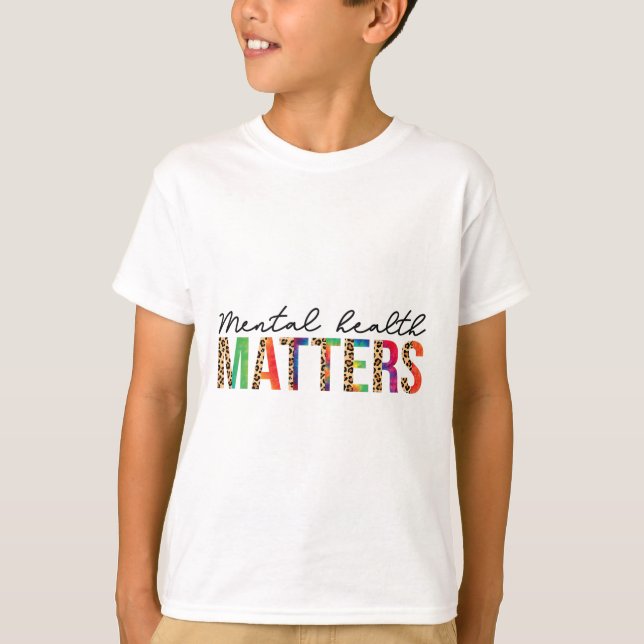 T-shirt Problèmes de santé mentale Maladie cérébrale humai (Devant)