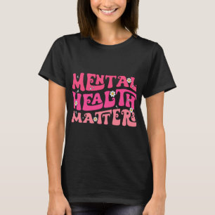 T-shirt Problèmes de santé Psychologue Groovy Équipe de th