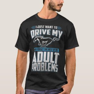 T-shirt Problèmes des adultes de Mustang