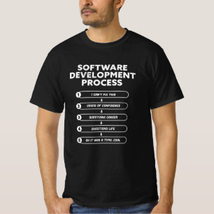 T-shirt Processus de développement de logiciels Dons amus
