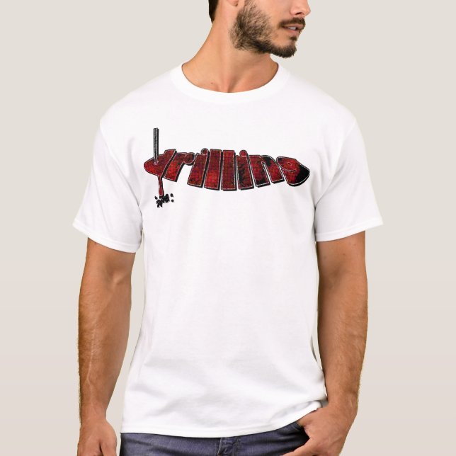 T-shirt Processus rouge de perçage (Devant)