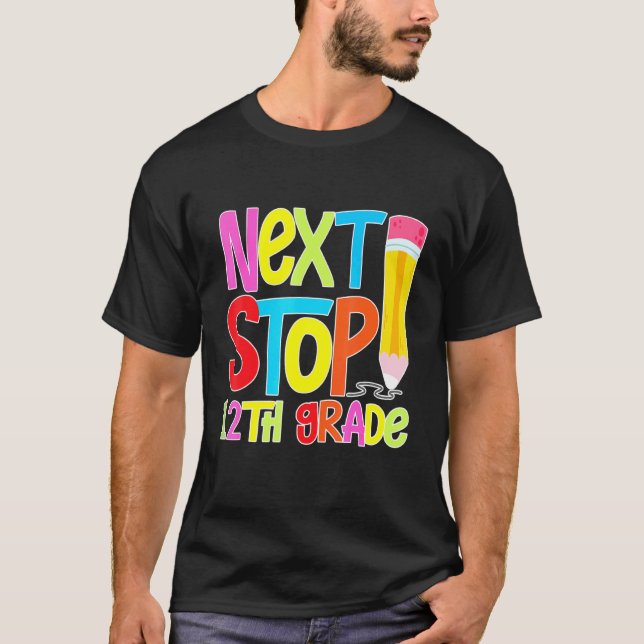 T-shirt Prochaine étape 12e année (Devant)