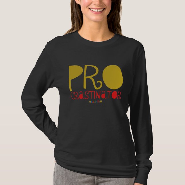 T-shirt procrastinator (Devant)