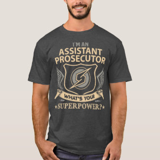 T-shirt Procureur adjoint Quel est votre travail de superp