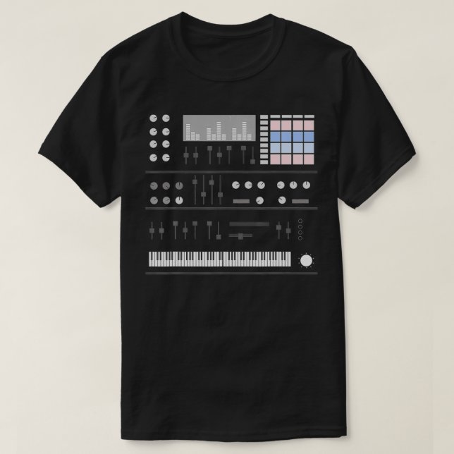 T-shirt Producteur De Musique cool Cadeau Artiste Pour Hom (Design devant)