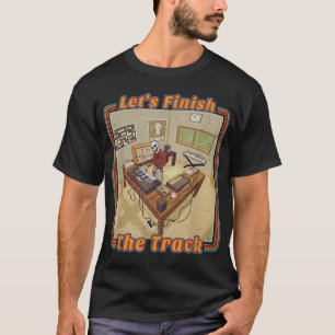 T-shirt Producteur de musique électronique drôle avec synt
