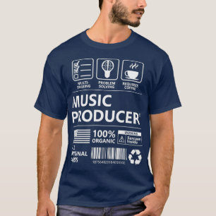 T-shirt Producteur de musique Funny cadeau Premium