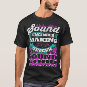 T-shirt Producteur de musique Ingénieur audio Musicien Son