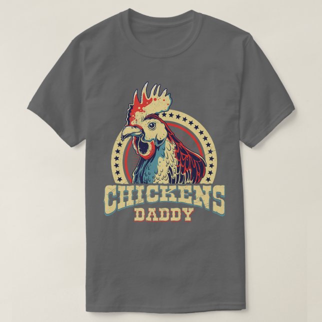 T-shirt Producteur de papa poulets (Design devant)
