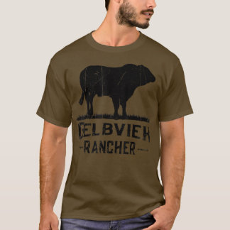 T-shirt Producteur de vaches Gelbvieh Rancher