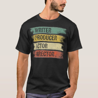 T-shirt Producteur d'écriture acteur réalisateur de films