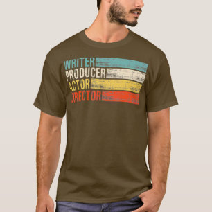 T-shirt Producteur d'écriture acteur réalisateur de films