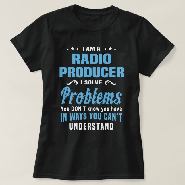 T-shirt Producteur radio (Design devant)