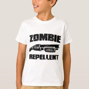 T-shirt produit répulsif de zombi - le fusil de chasse