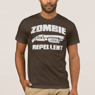 T-shirt produit répulsif de zombi - le fusil de chasse