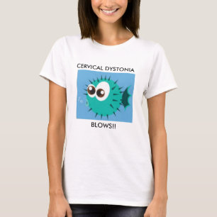 T-shirt Produits cervicaux de conscience de dystonie