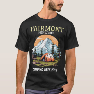 T-shirt Produits de Merch à thème de camping avec texte éd