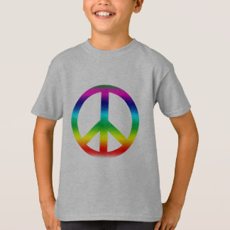 T-shirt Produits de signe de paix d'arc-en-ciel