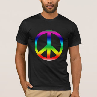 T-shirt Produits de signe de paix d'arc-en-ciel