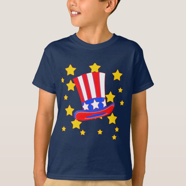 T-shirt Produits du casquette de l'Oncle Sam (Devant)