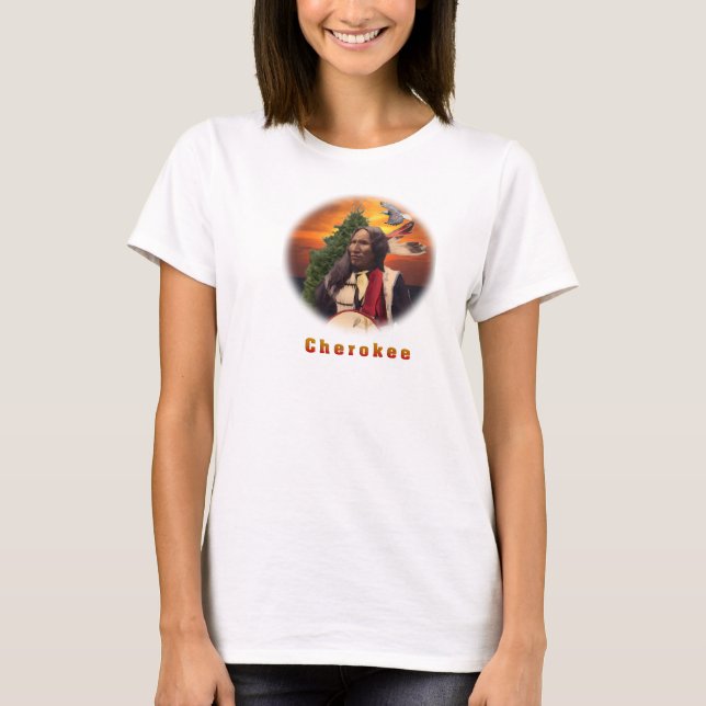 T-shirt Produits indiens Cherokee (Devant)