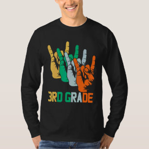 T-shirt Prof de 3e j'adore la musique vintage 80s Boombox