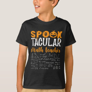T-shirt Prof de maths Amateur de maths effrayant Halloween